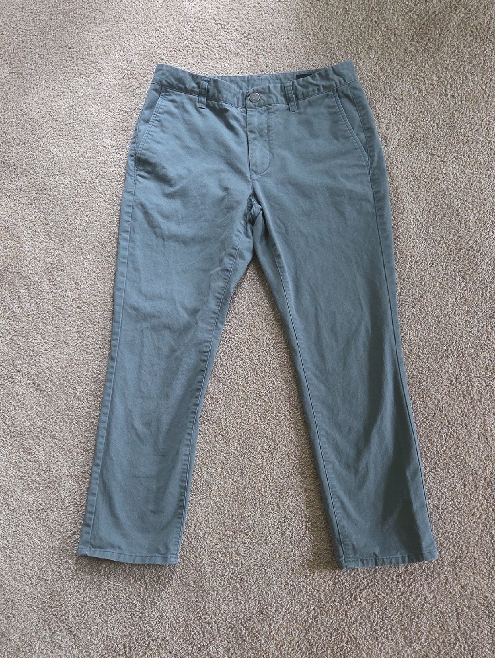 Bonobos Slate Green Chinos - Straight Leg
